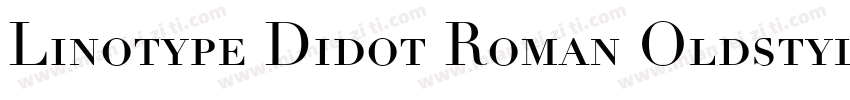 Linotype Didot Roman Oldstyle Figures字体转换